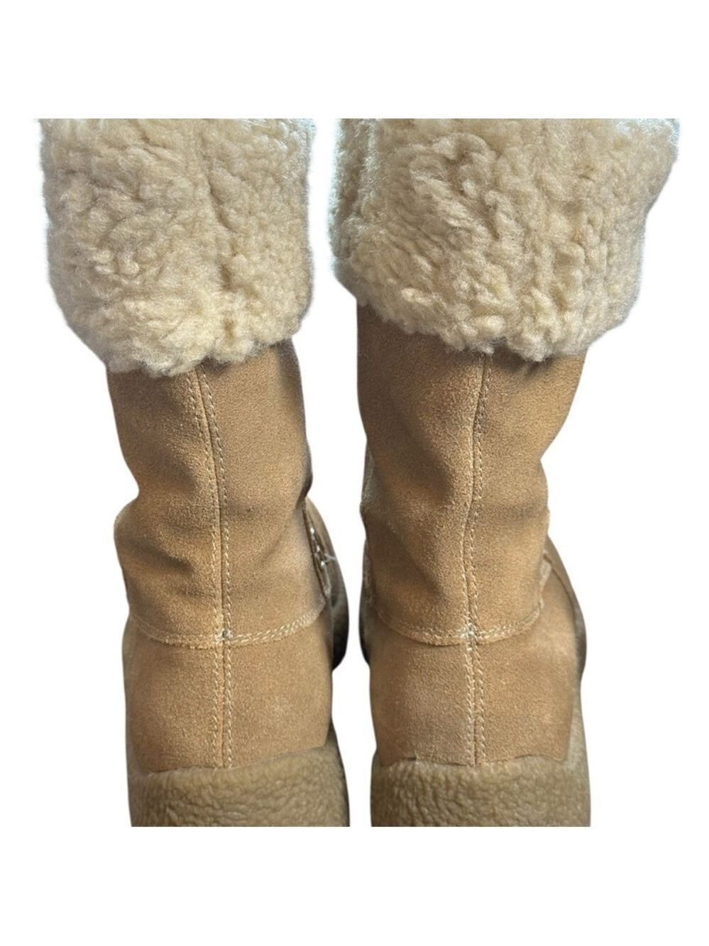 Tuesday Shearling Lined Suede Boots 7M - Picture 5 of 8